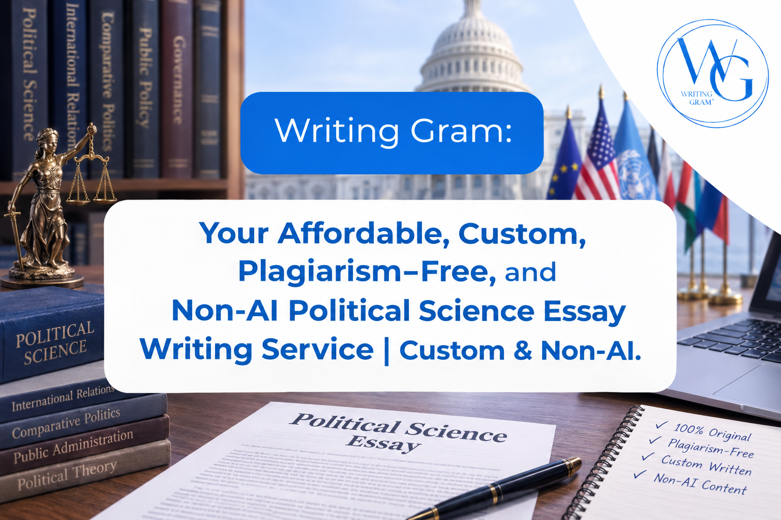 Custom, Non-AI Political Science Essay Writing Service