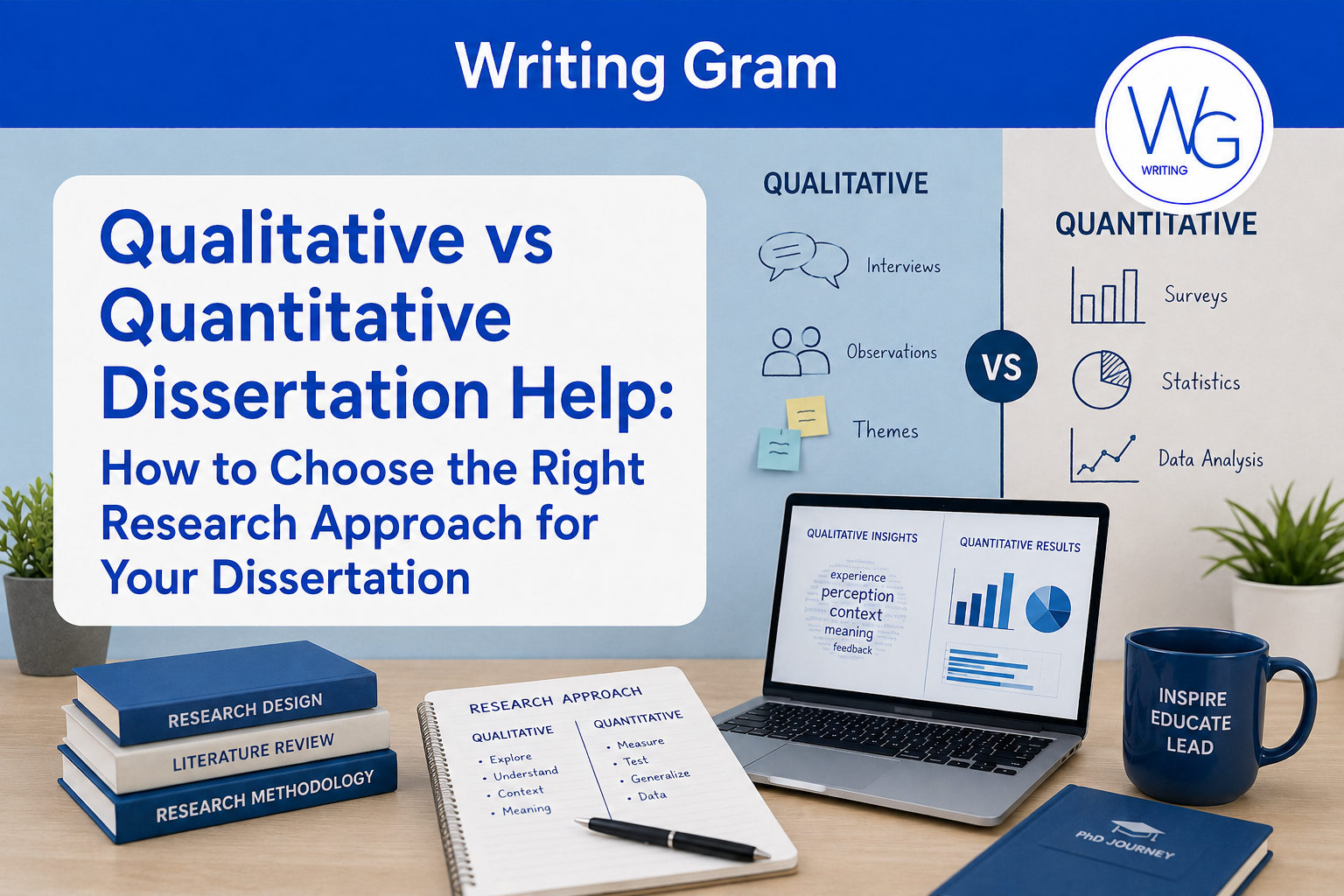 Qualitative vs Quantitative Dissertation Help: How to Choose the Right Research Approach for Your Dissertation