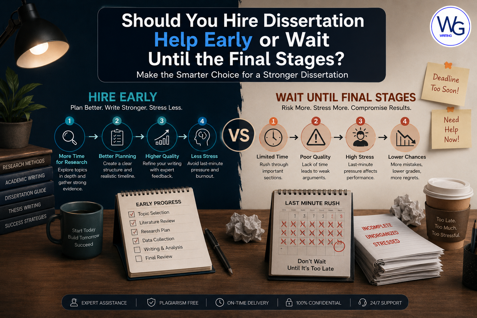 Should You Hire Dissertation Help Early or Wait Until the Final Stages?