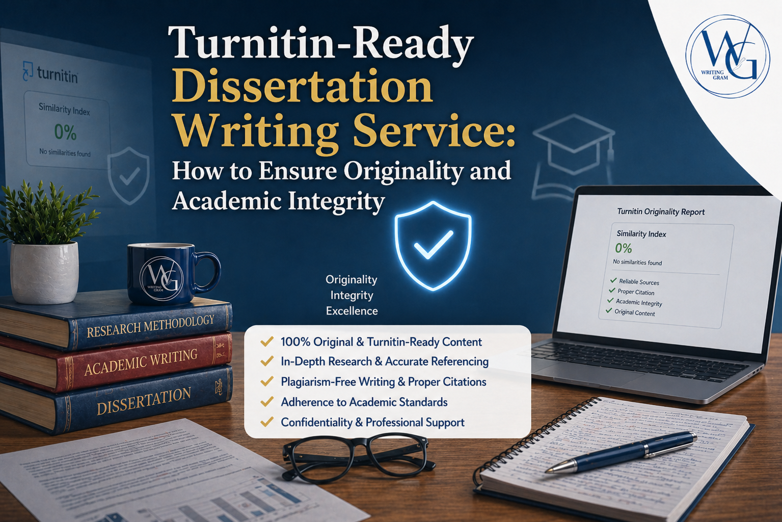 Turnitin-Ready Dissertation Writing Service: How to Ensure Originality and Academic Integrity