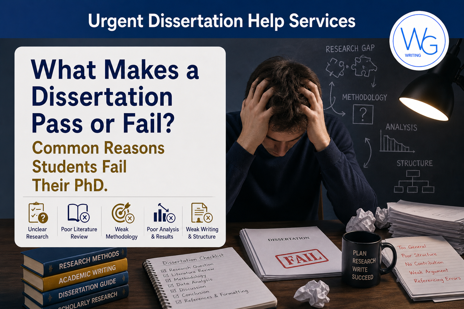 What Makes a Dissertation Pass or Fail? Common Reasons Students Fail Their PhD