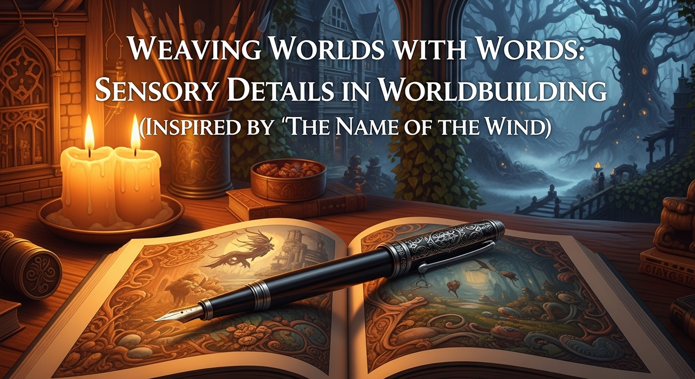 Weaving Worlds with Words: Sensory Details in Worldbuilding (Inspired by 'The Name of the Wind')
