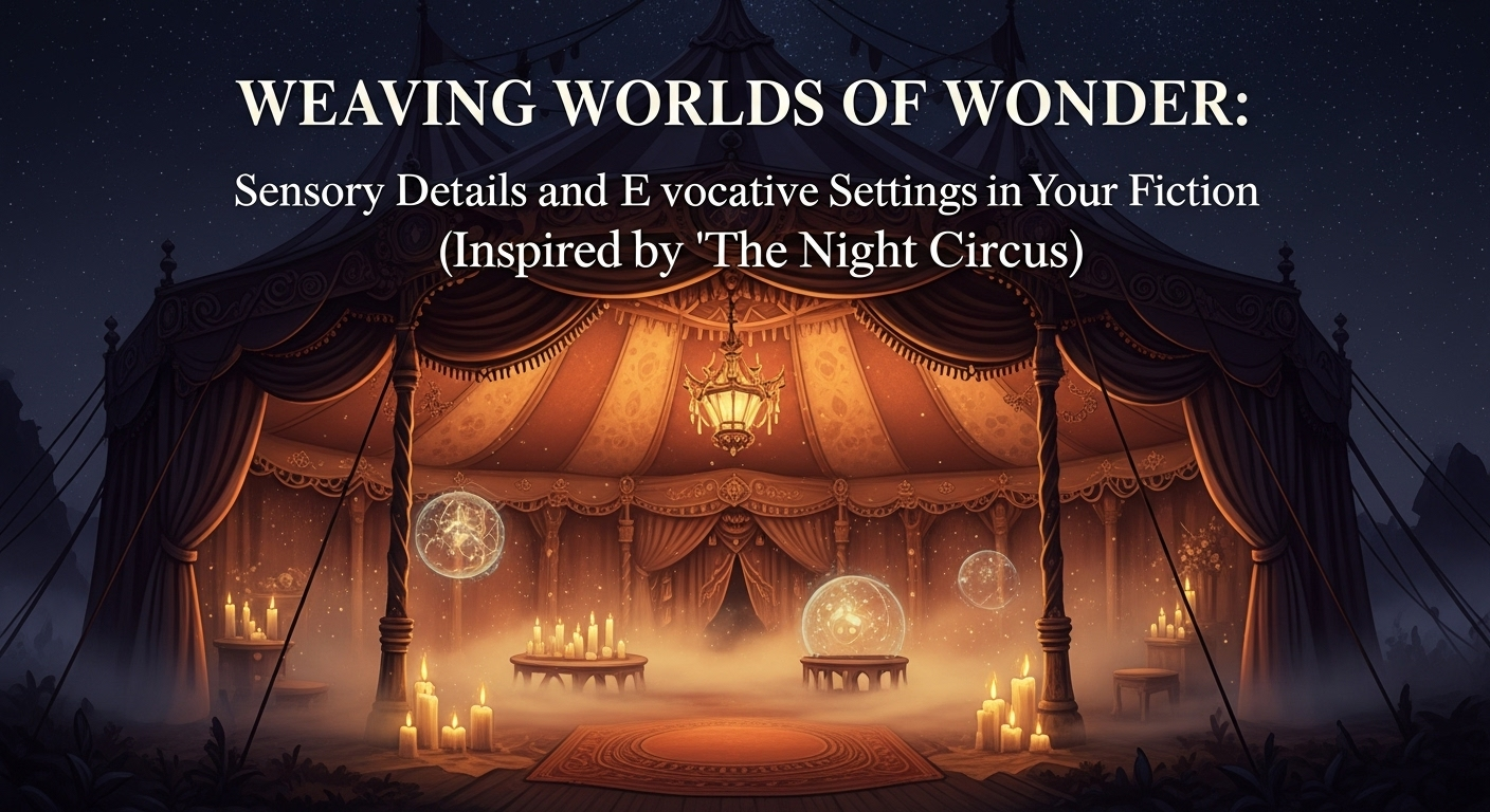 Weaving Worlds of Wonder: Sensory Details and Evocative Settings in Your Fiction (Inspired by 'The Night Circus')