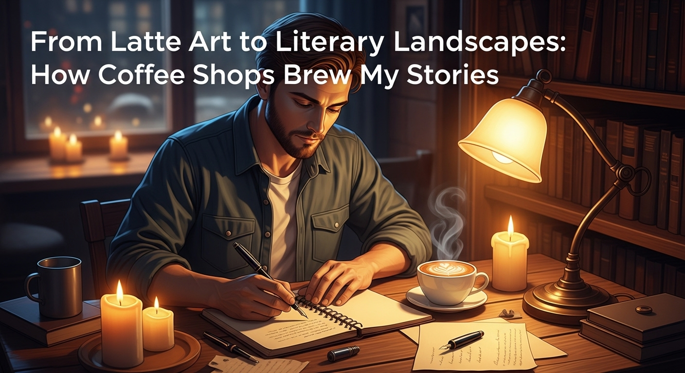 From Latte Art to Literary Landscapes: How Coffee Shops Brew My Stories