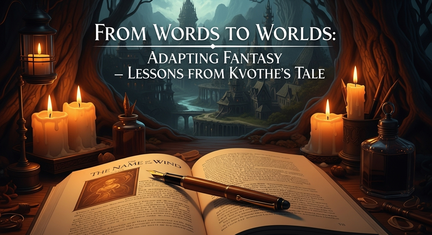 From Words to Worlds: Adapting Fantasy – Lessons from Kvothe's Tale