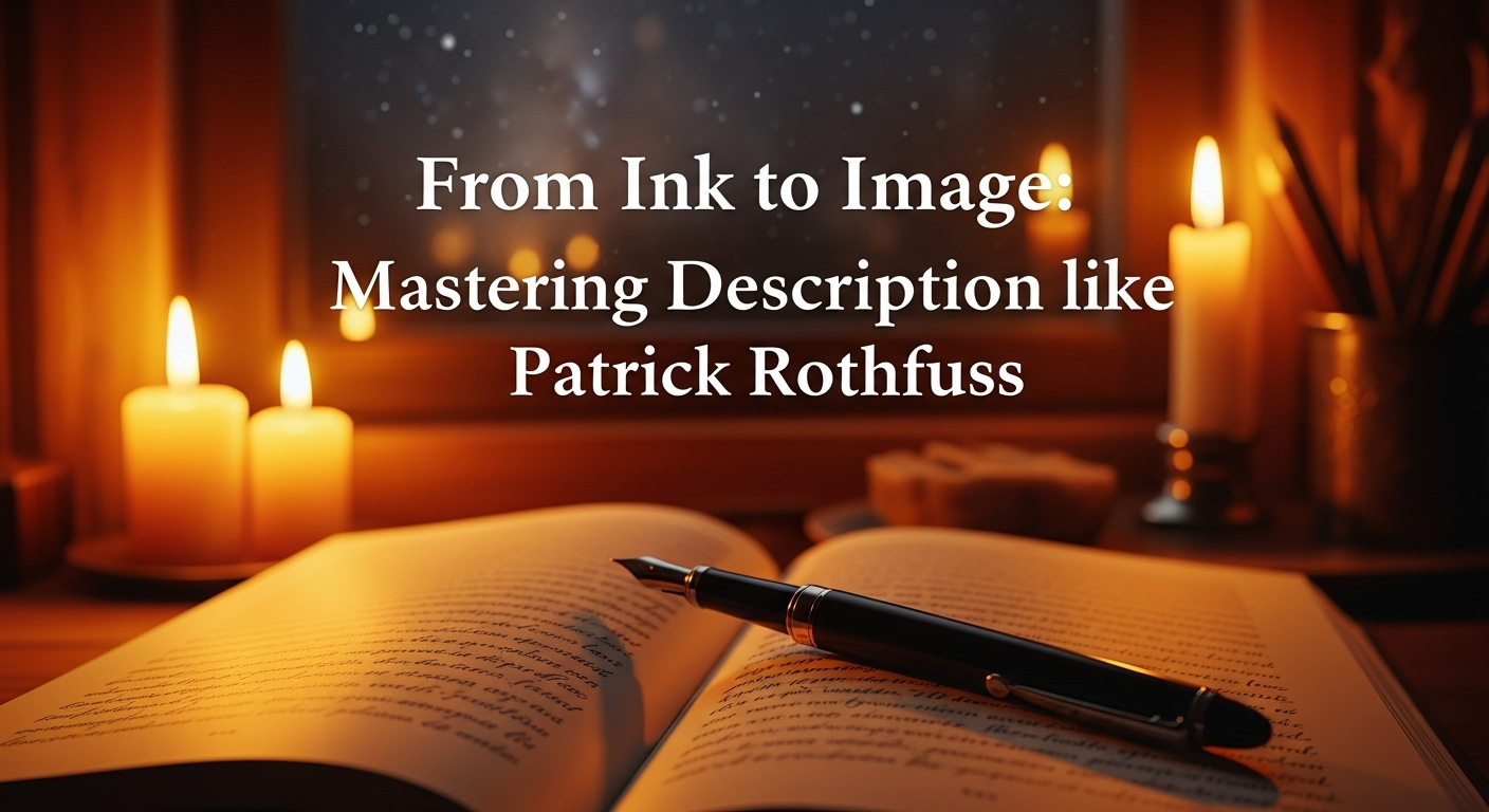 From Ink to Image: Mastering Description like Patrick Rothfuss
