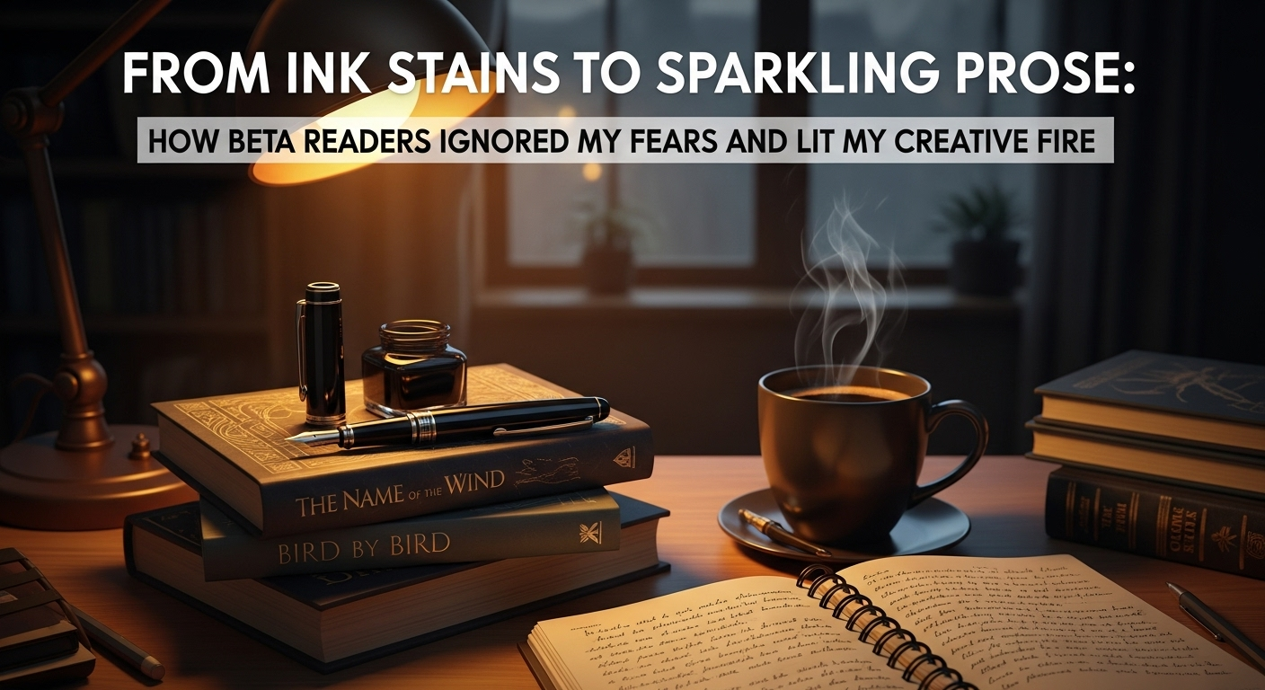 From Ink Stains to Sparkling Prose: How Beta Readers Ignored My Fears and Lit My Creative Fire