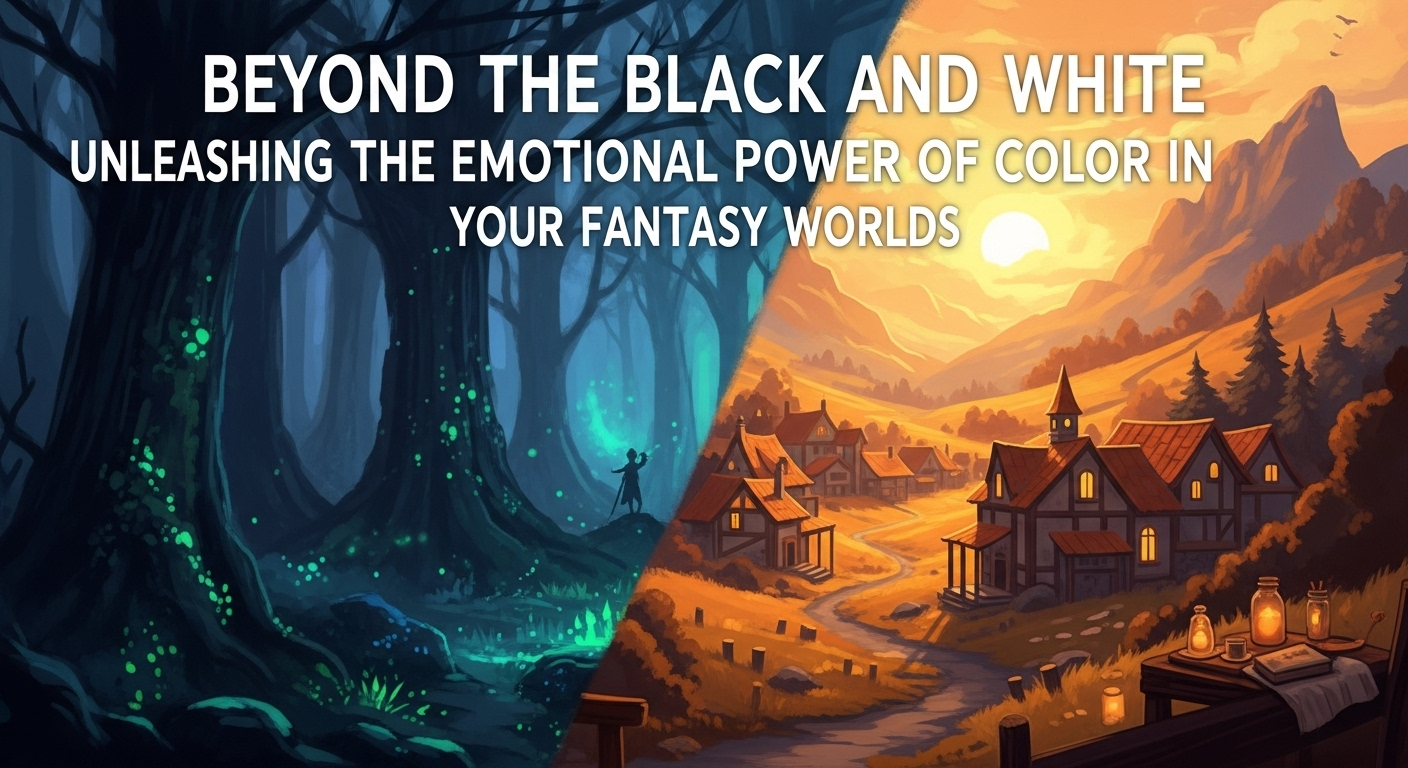 Beyond the Black and White: Unleashing the Emotional Power of Color in Your Fantasy Worlds