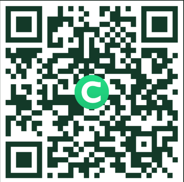Chime QR code for the Truth Engine coffee fund
