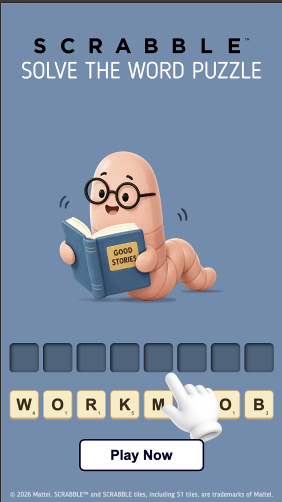 Scrabble BookWorm