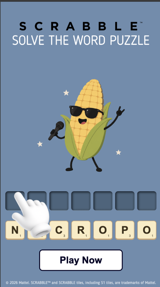 Scrabble PopCorn