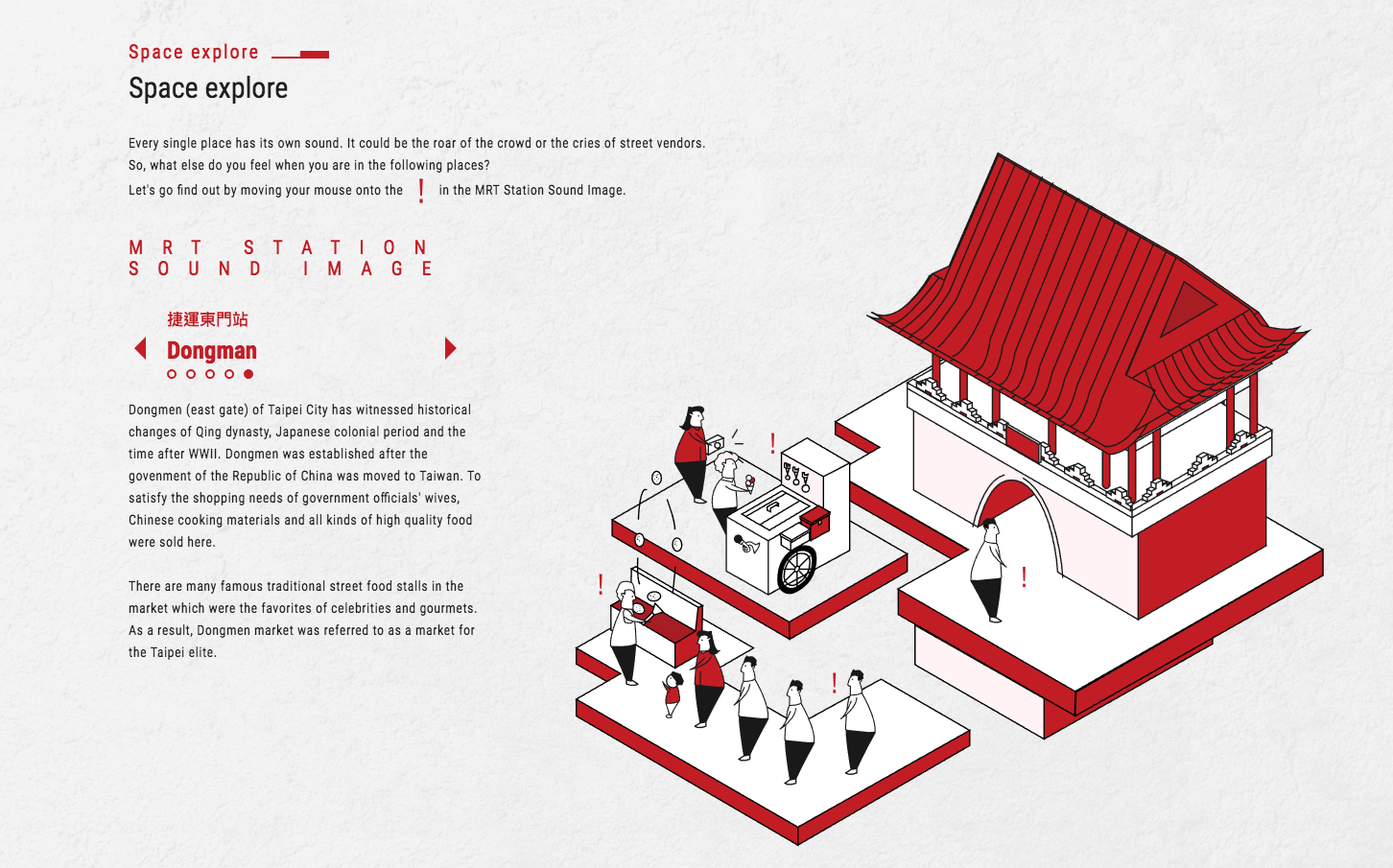 Taipei Metro Soundscape - Interactive Website