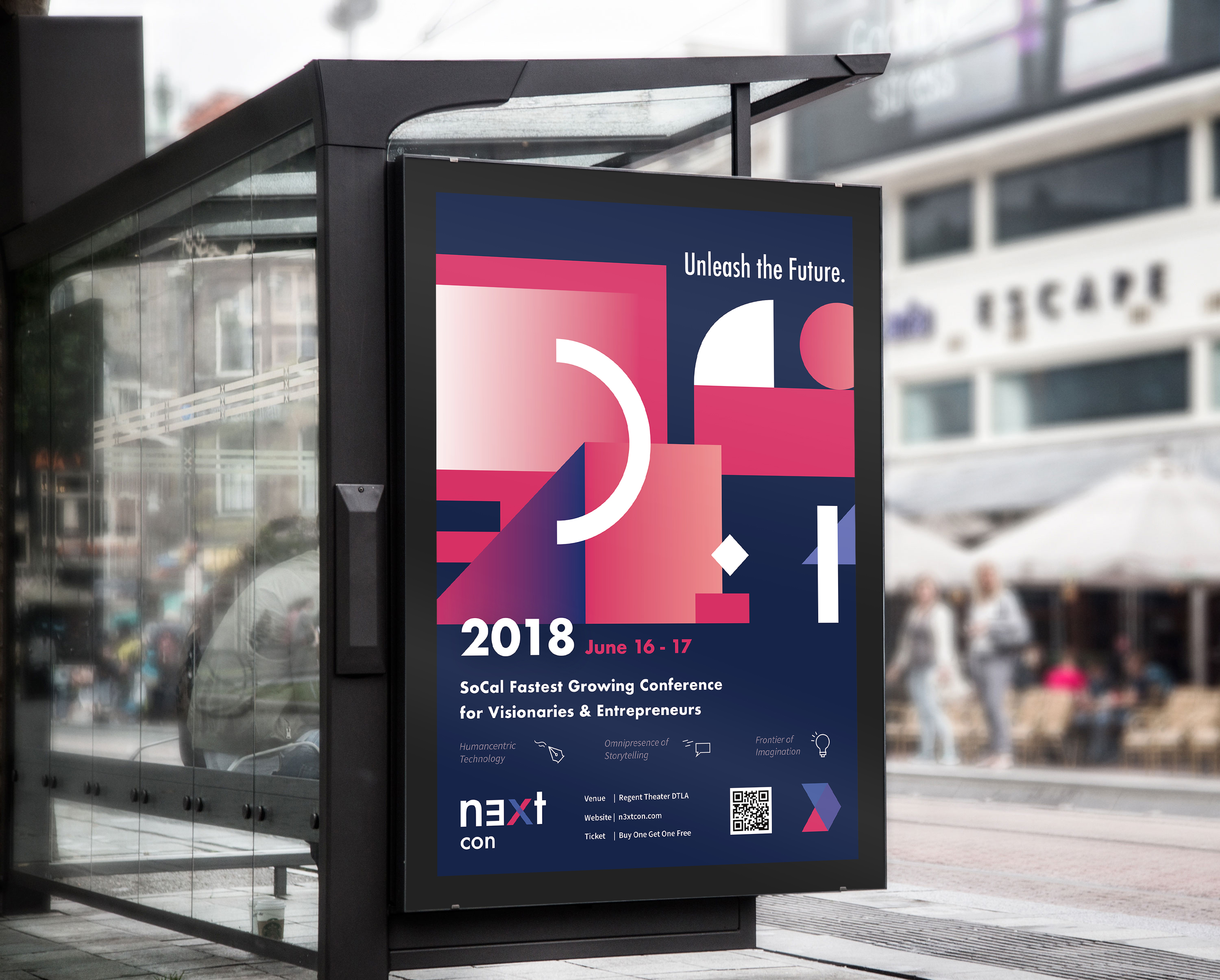 Unleash the Future - n3xtcon brand design