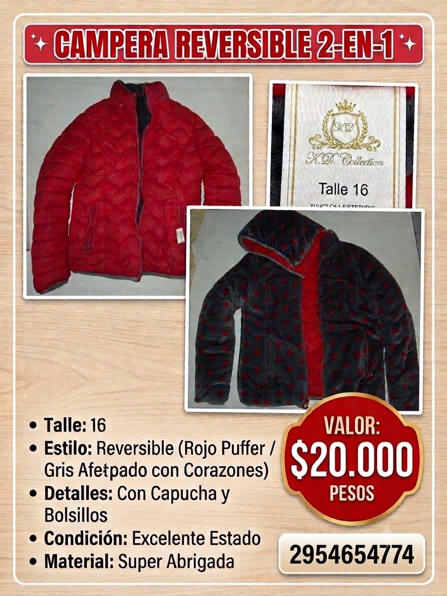 Campera reversible
