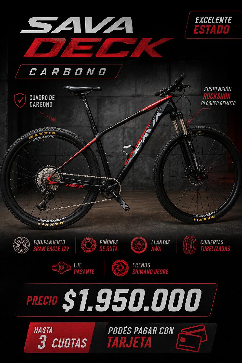 sava deck carbono!