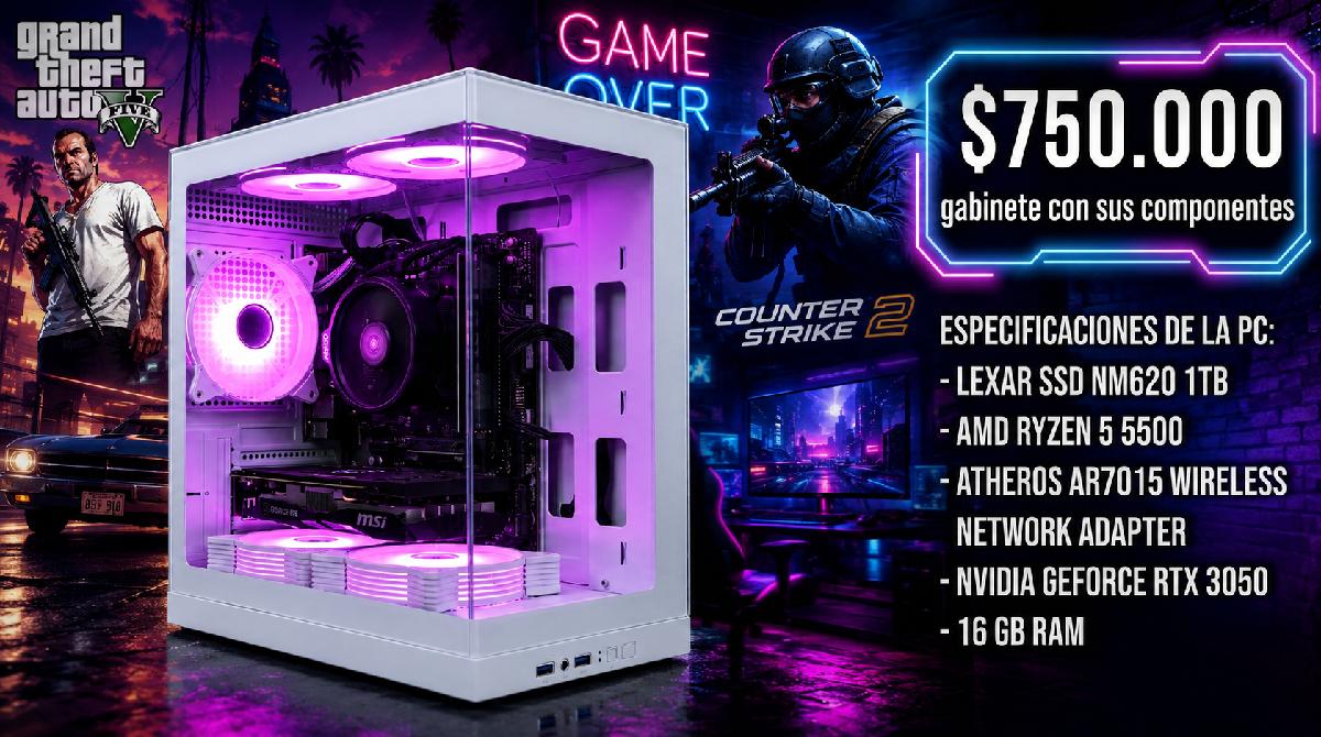 PC gamer usada en excelente estado