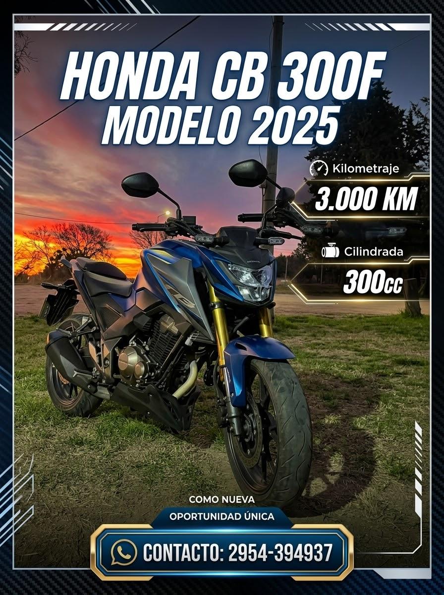VENDO, HONDA CB300 Mod. 2025