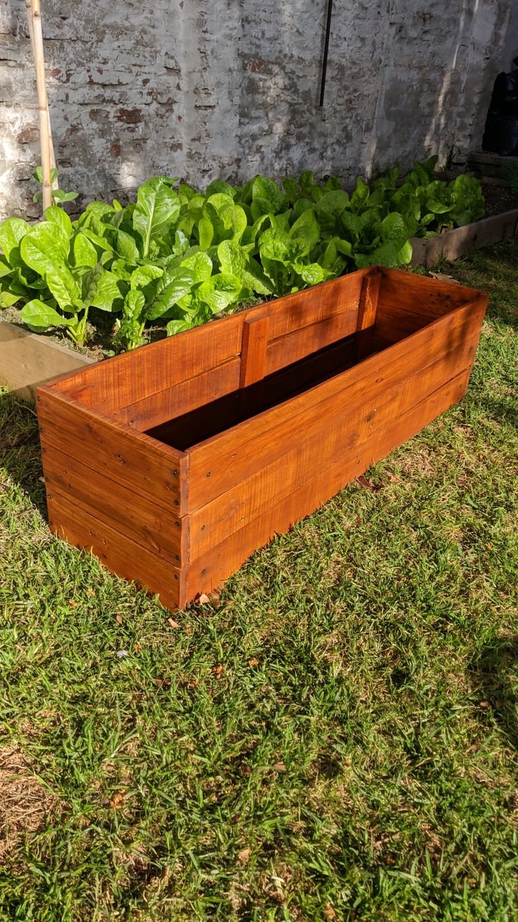 Jardinera de madera