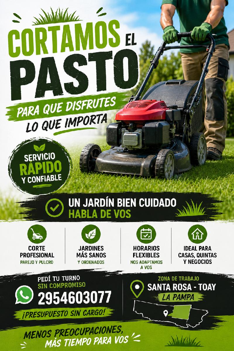 Cortamos el pasto