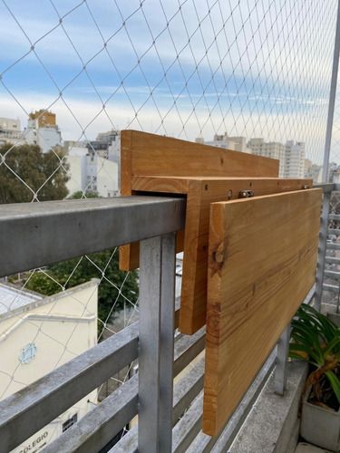 Mesa plegable para balcón