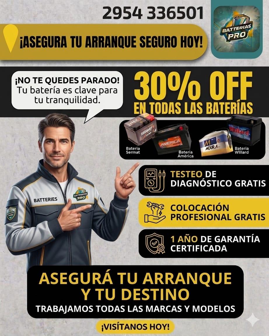 baterias para todo tipo de vehículos