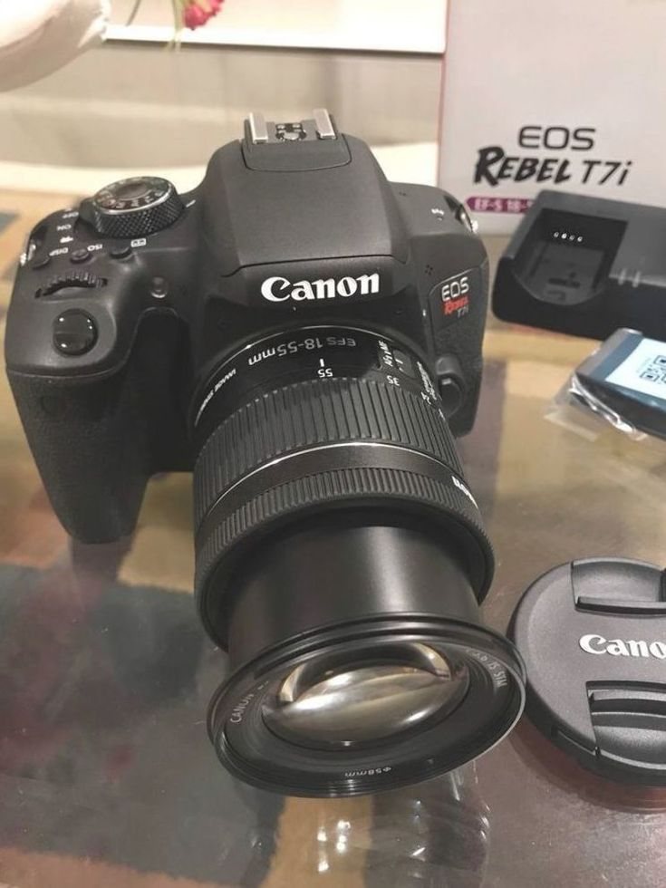 Camara Canon EOS Rebel T7