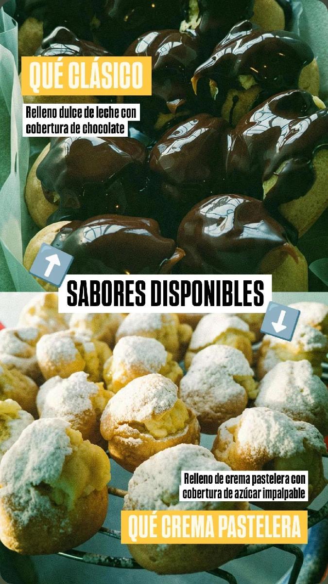 BOMBITAS 💣 (profiteroles rellenos)