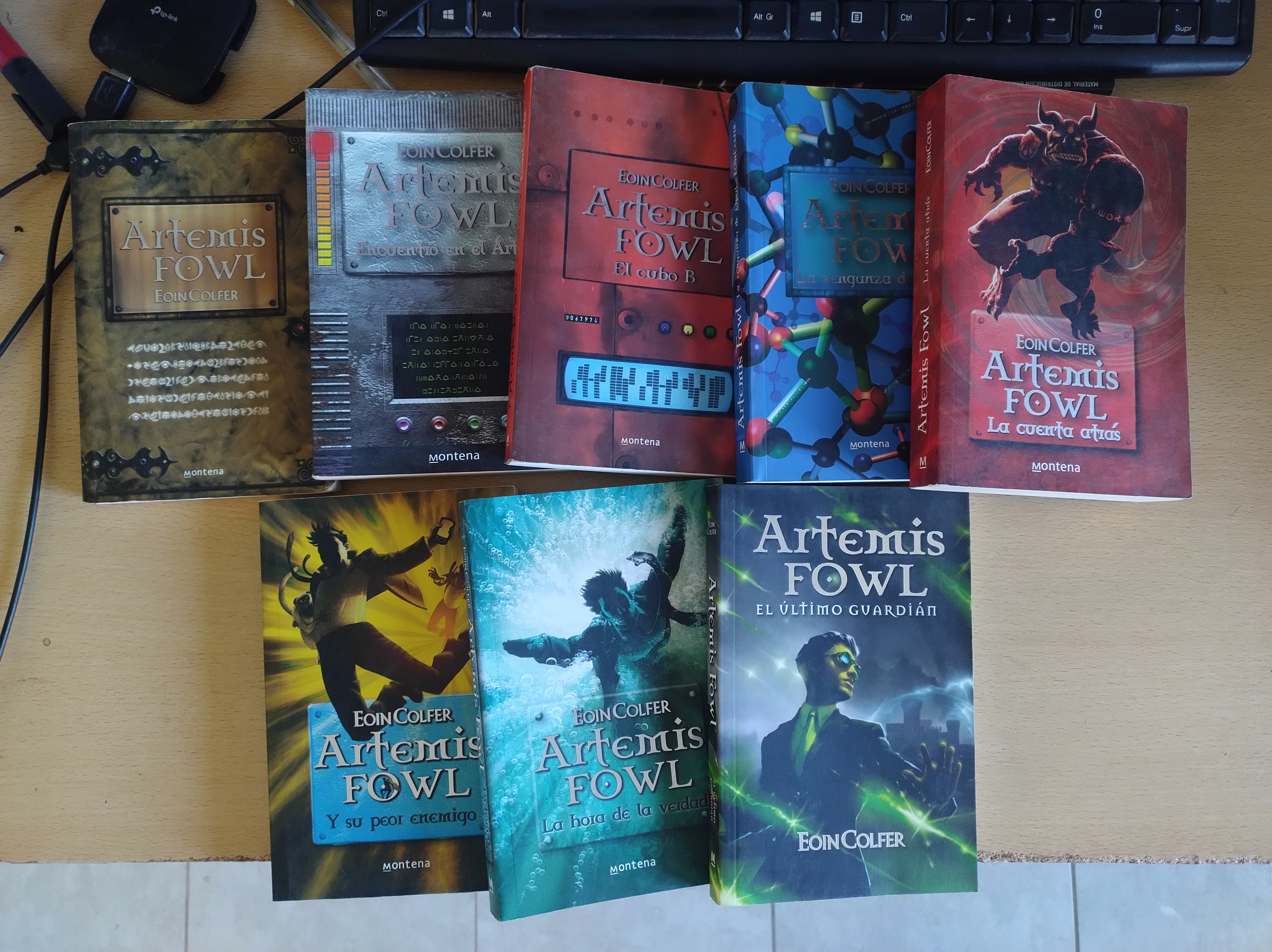 Artemis Fowl, Saga completa