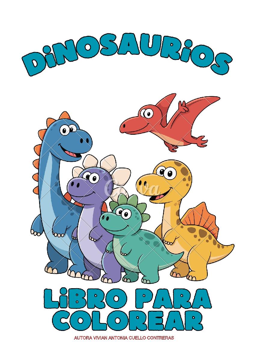 Dinosaurios libro para colorear (libro digital)