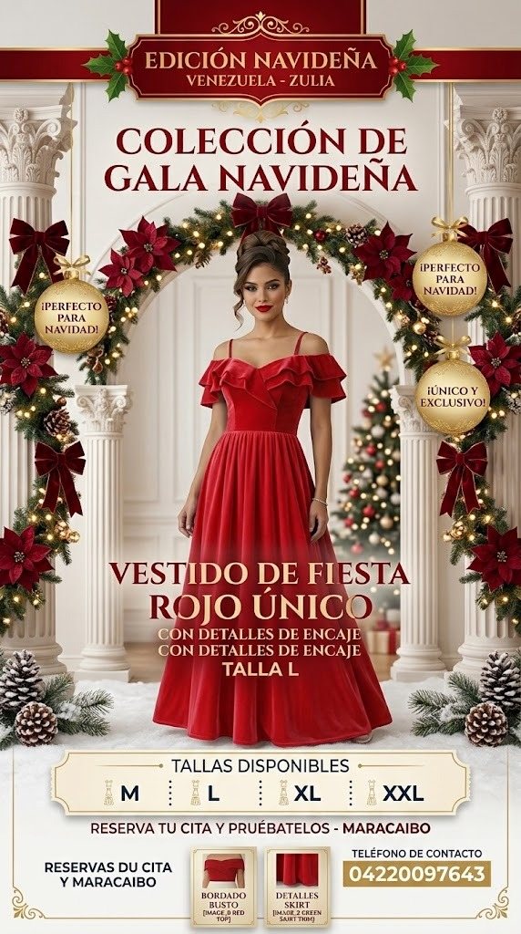 Vestido de fiesta noche o coctel