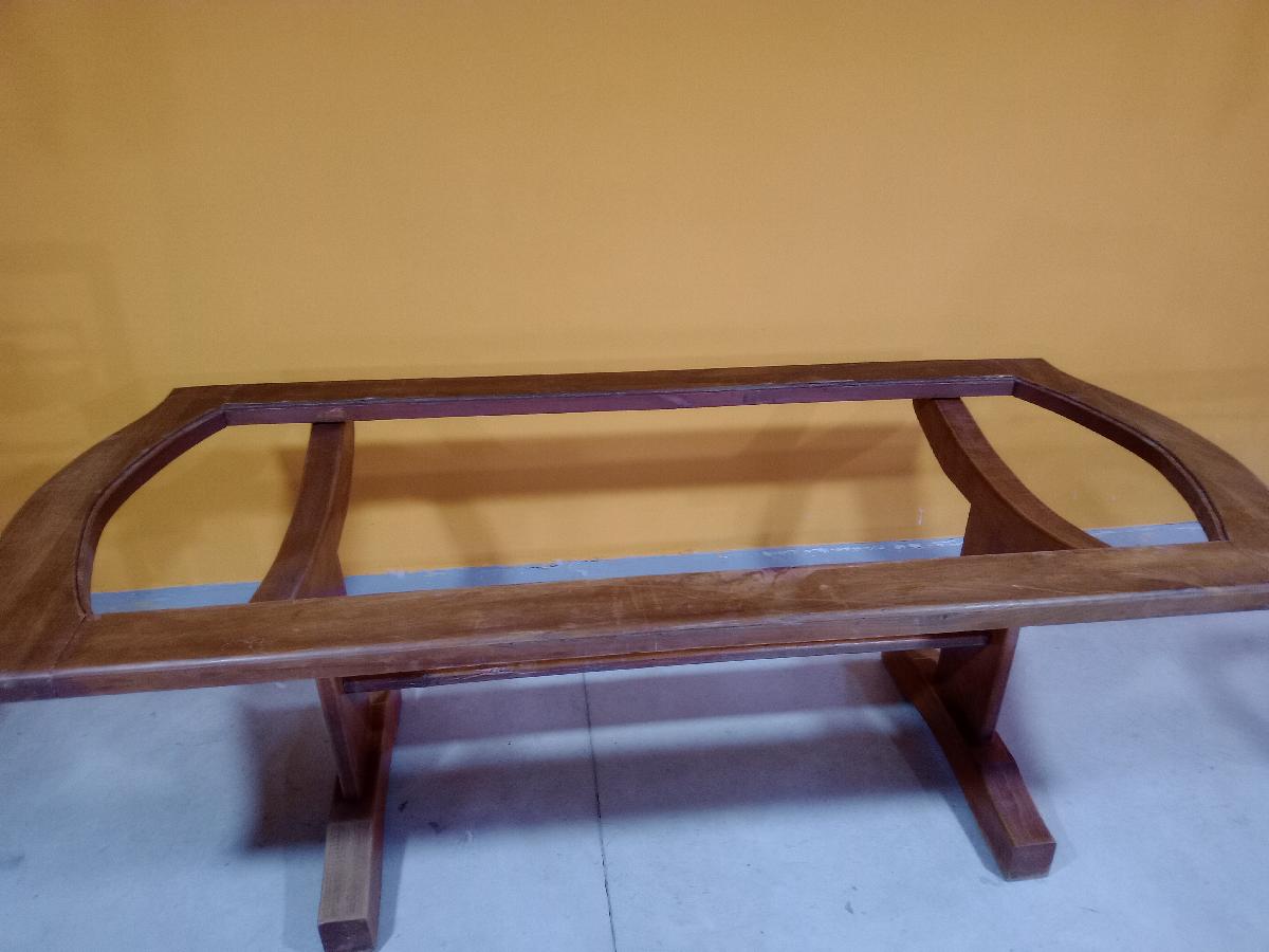 mesa algarrobo sin vidrio
