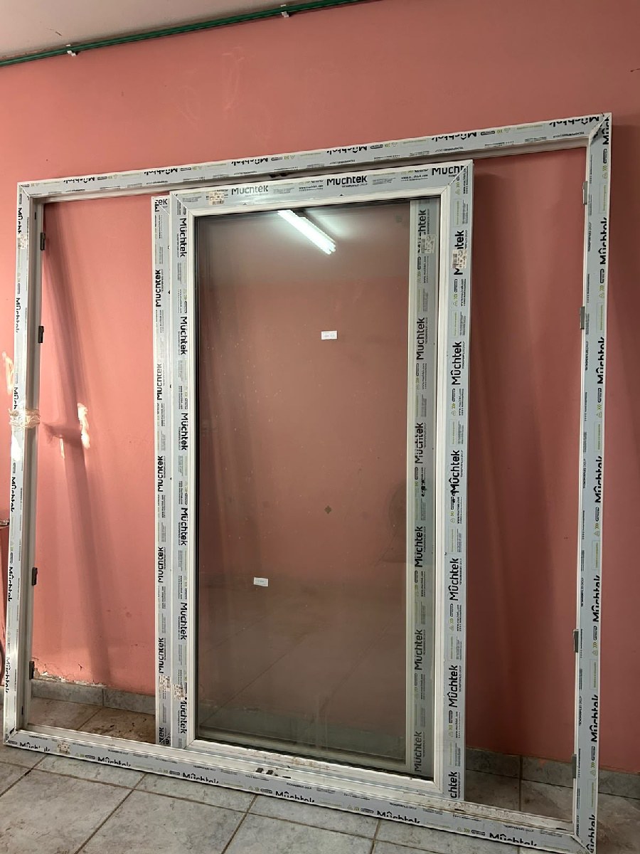 Puerta ventana 2.05mts x 2.05mts, ventanas doble vidrio corredizas
