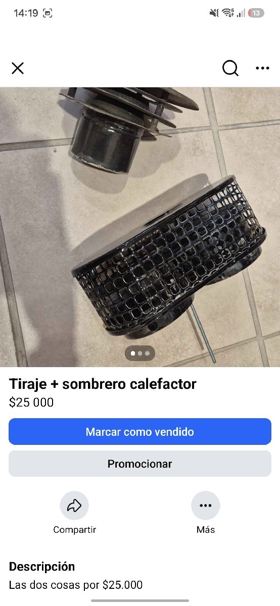 sombrero calefactor