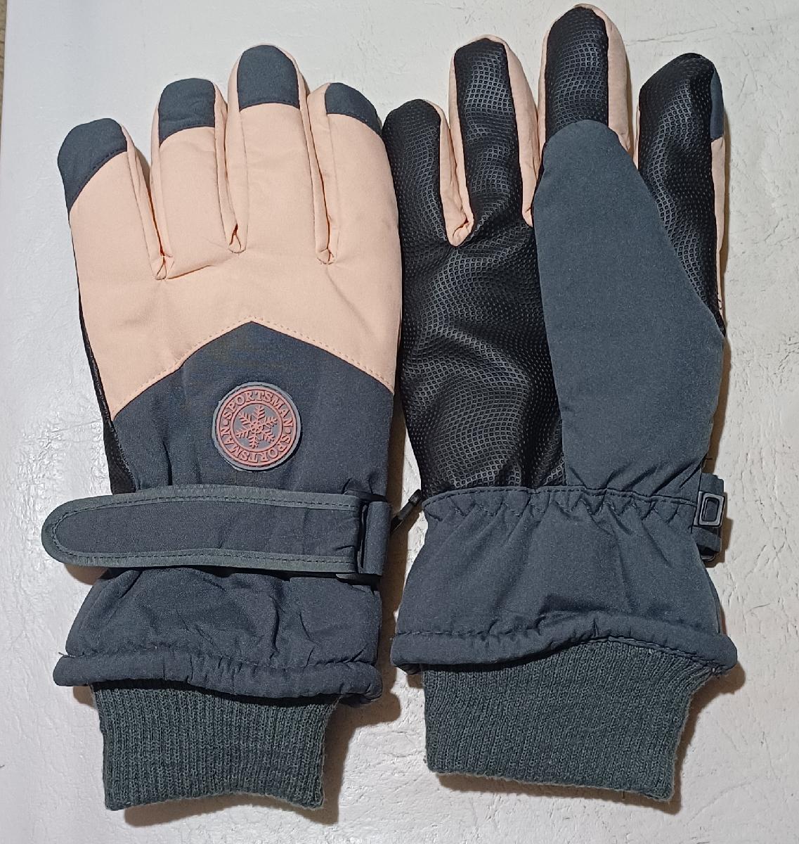 Guantes rosas para moto