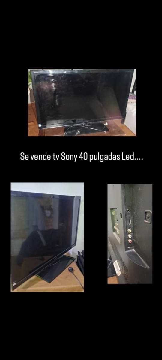 Televisión LED Sony 40 pulgadas con control Remoto