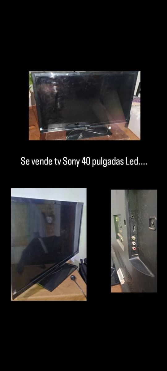 Televisión LED Sony 40 pulgadas con control Remoto