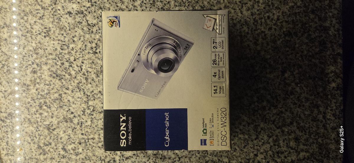 Camara Sony Cyber Shot DSC-320W Black