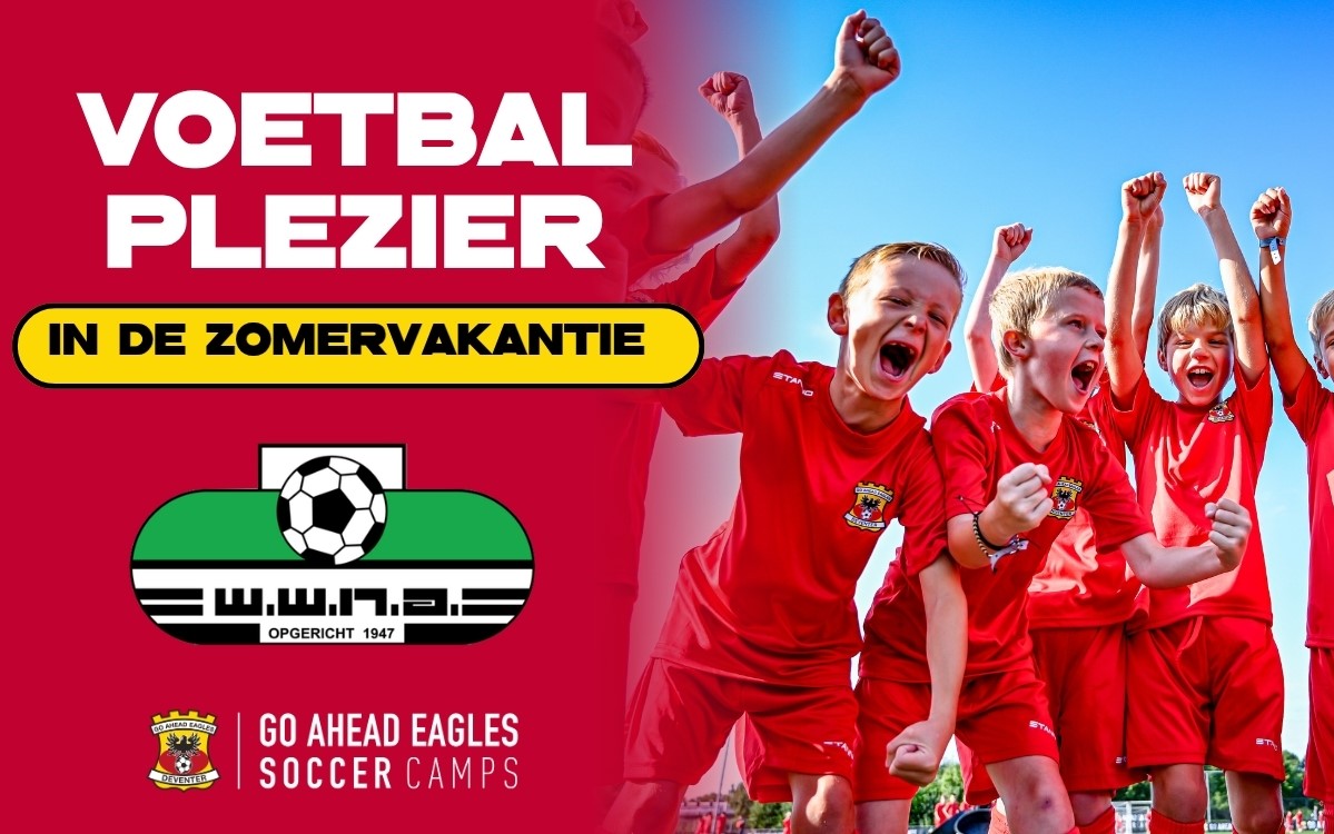 Volop voetbalplezier met de Go Ahead Eagles Soccer Camps!