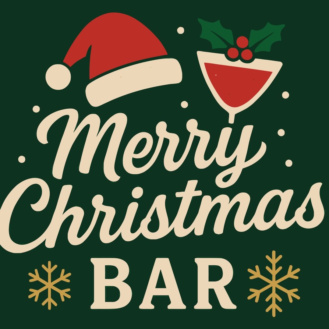 Merry Christmas Bar Logo
