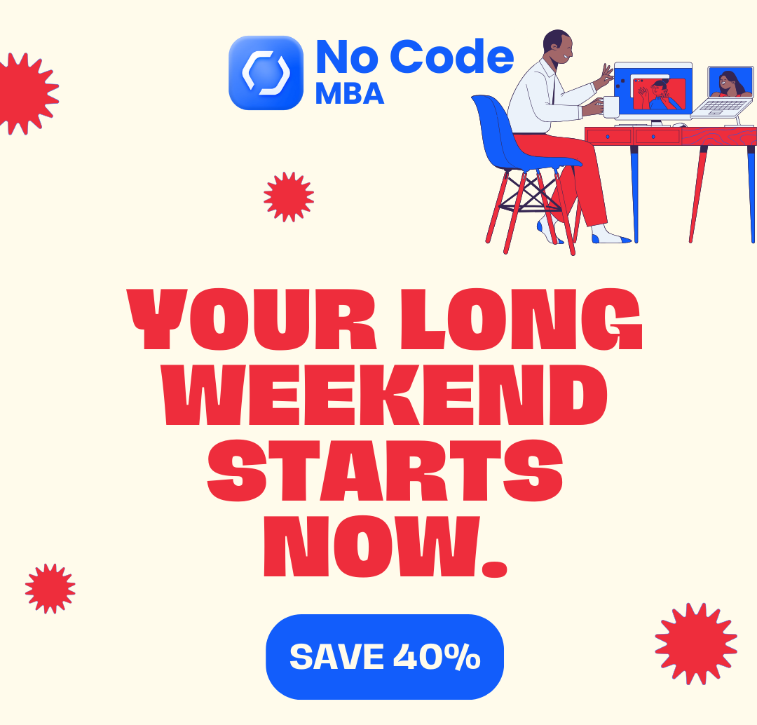 No Code MBA: Save 40% on all memberships