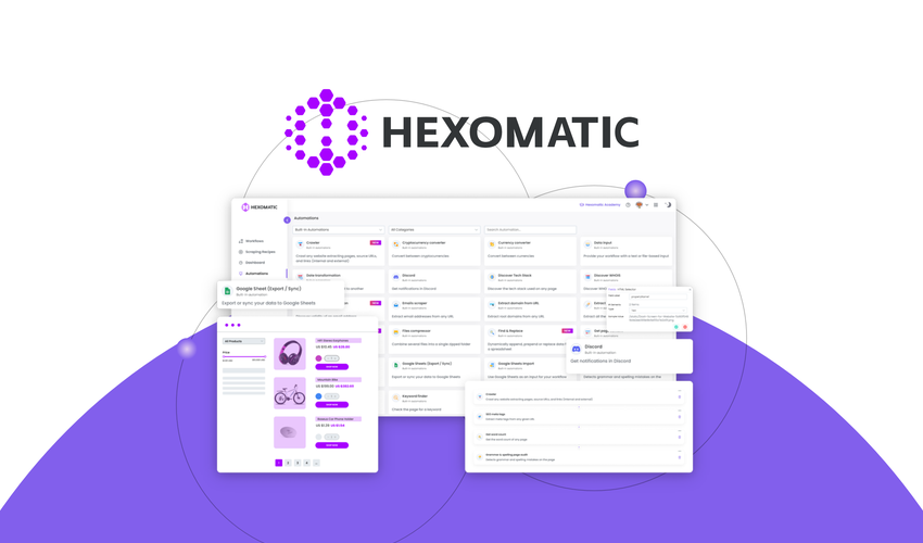  🔥Grab the best price for Hexomatic 