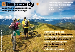 Mobile sports equipment rental Bieszczady Plus