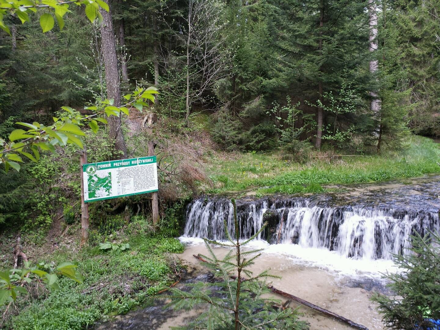 Waterfall on the Jeleń River