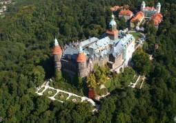 Aerial view of the castle