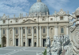 Miniature of the Basilica of Saint. Peter's in the Vatican