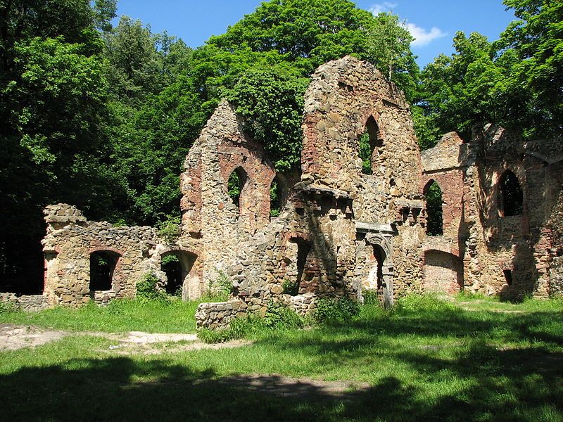 Old Ksiaz Castle ruins