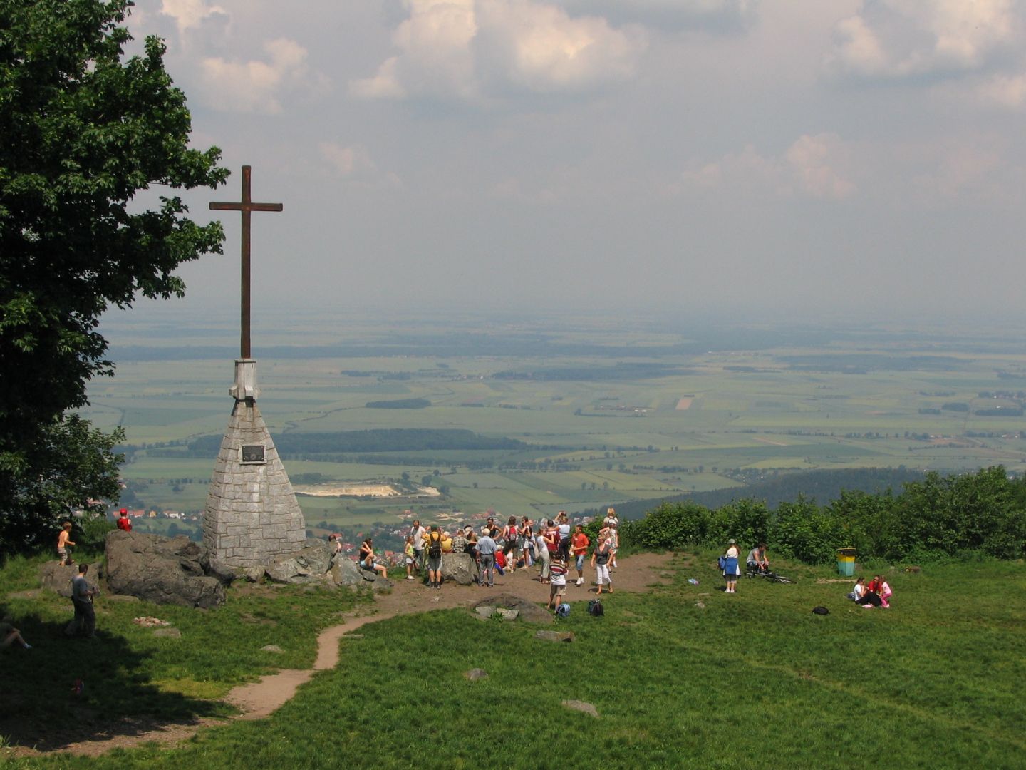 View from the top of Ślęży