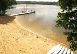 beach within the resort