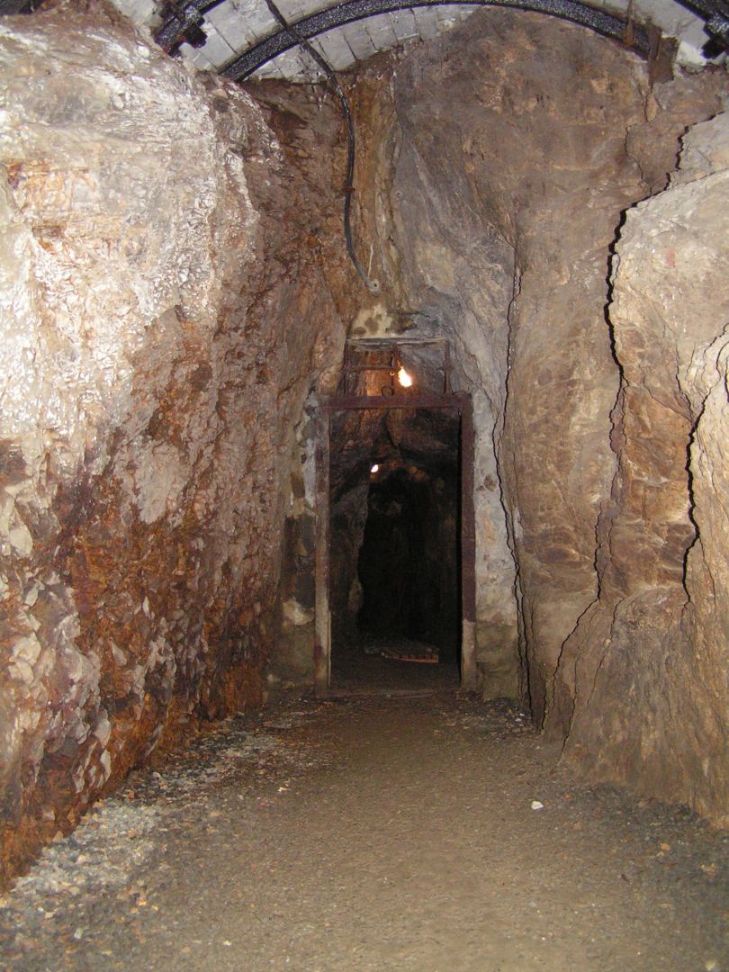 Tourist route in the mine