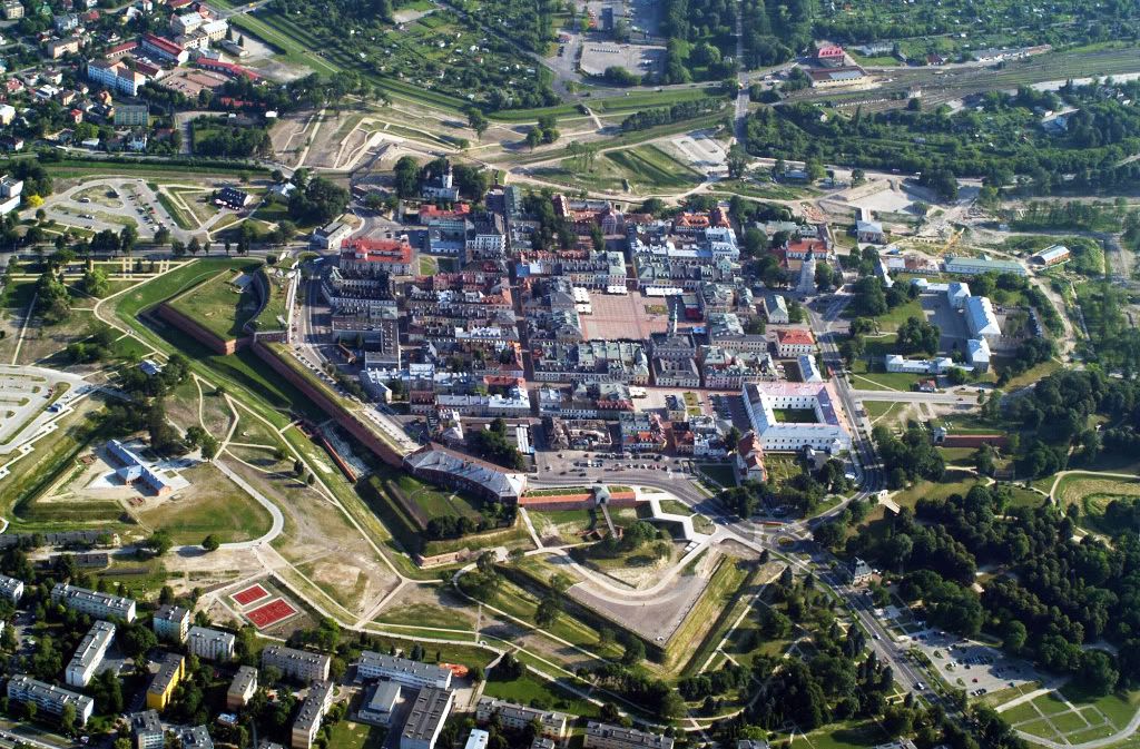 Aerial view of the fortress